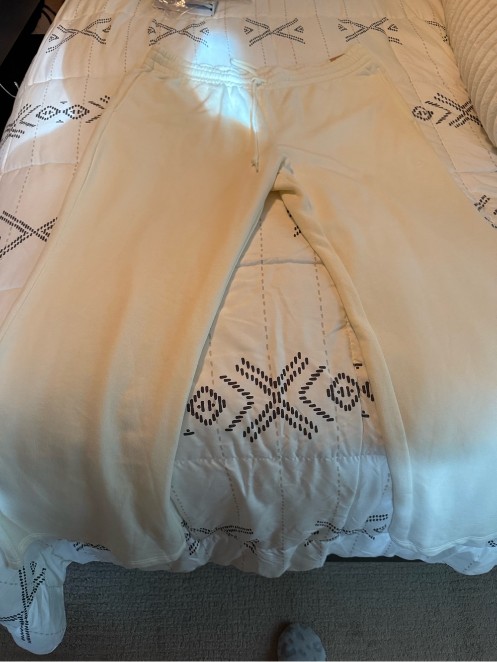 PINK Victoria’s Secret High‑Waist Flare Sweatpants — XXL